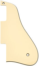 Parts Single Cut CR Pickguard Crème