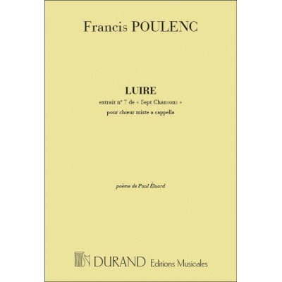 Poulenc F. - Luire - Choeur