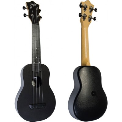 Flight: TUS35 ABS Travel Ukulele - Black - Version anglaise