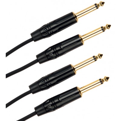 JUSTKEY3 Cable Audio 2xjack Mono 3M