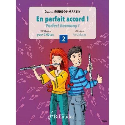 Bonodot-Martin Claudine - En Parfait Accord ! vol.2 20 Étapes - 2 Flûtes