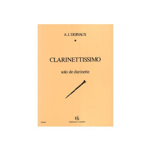Dervaux - Clarinettissimo - Clarinette et Piano