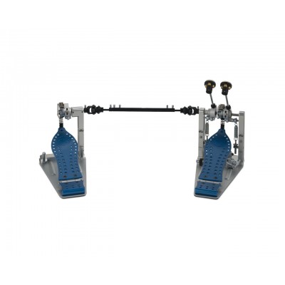 Machined Chain Drive Double Pédale Blue