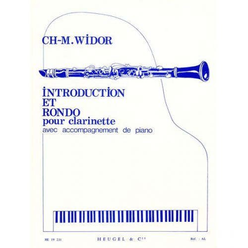 Widor CH. M. - Introduction et Rondo - Clarinette et Piano