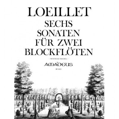 Loeillet J.B. - Six Sonatas - 2 FLB Alto