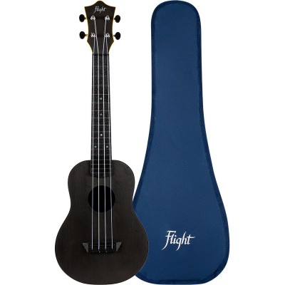 TUC35 Travel Concert Ukulele - Black - Version anglaise