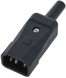 8102/C IECC Power Plug male noir