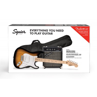 Stratocaster Sonic Pack Mn 2-Color Sunburst