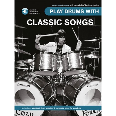 Play Drums With Classic Songs + Audio