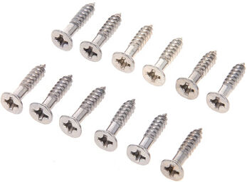 Parts Pickguard Screws Chrome