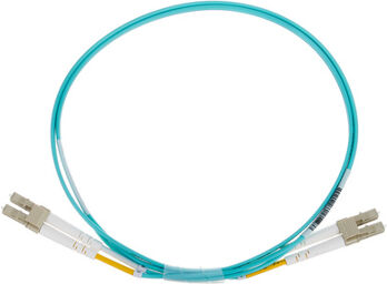 LWL MADI OM4 1m LC Duplex Turquoise