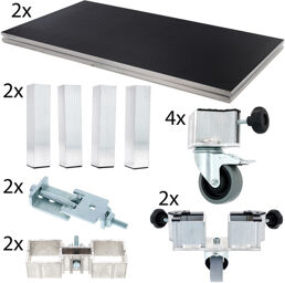 Tour Stage Drum Riser 2x2 40cm