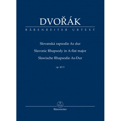 Dvorak A. - Slavonic Rhapsody In D Major Op.45/3 - Score