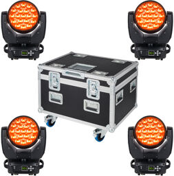 LED TMH-X4 Zoom Wash Tour Pack Noir laminé