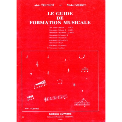 Truchot/meriot - Guide De Formation Musicale Vol.9