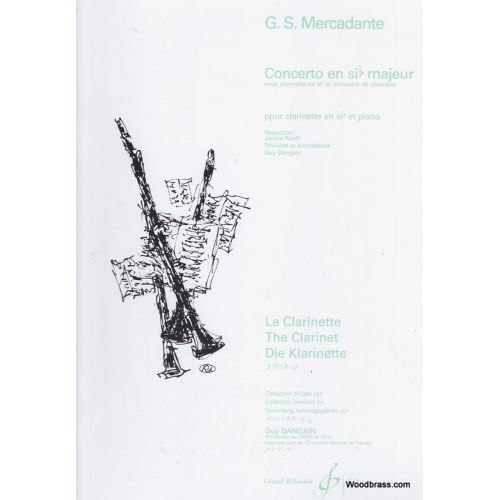 Mercadante G.S. - Concerto En Si B Majeur - Clarinette