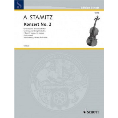 Stamitz Anton - Concerto N°2 Fa Majeur - Alto & Piano