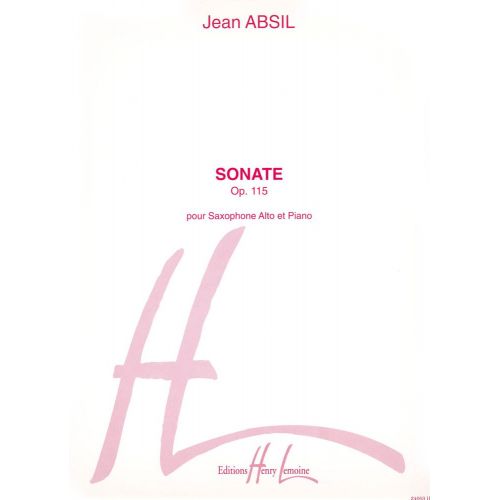 Absil - Sonate Op.115 - Saxophone Mib et Piano