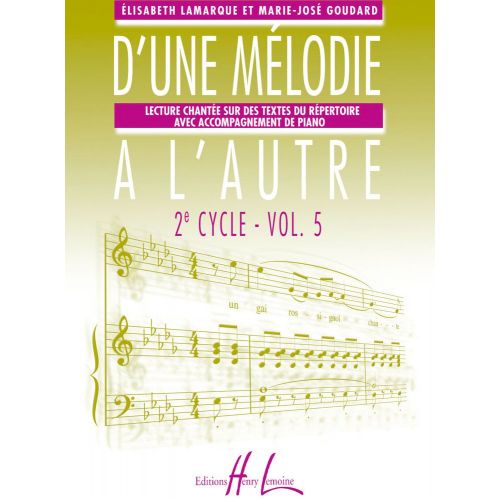 Lamarque/goudard - D'une Mélodie À L'autre Vol.5