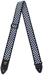 E-Guitar Strap Black/White