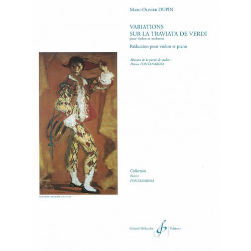 Dupin MARC-oliver - Variations Sur La Traviata De Verdi - Violon