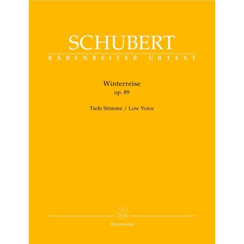 Schubert F. - Winterreise Op.89 D 911 - Voix Basse, Piano
