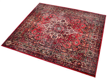 Vintage Drum Rug Orig. Red Original Red