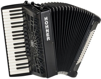 Hohner Bravo III 80 Black silent key Noir