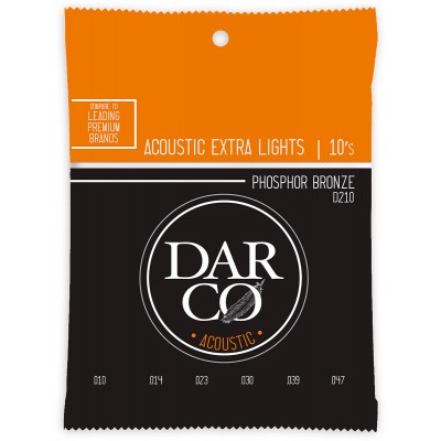 D210 Phosphor Bronze Acoustic Extra Lights 10-47