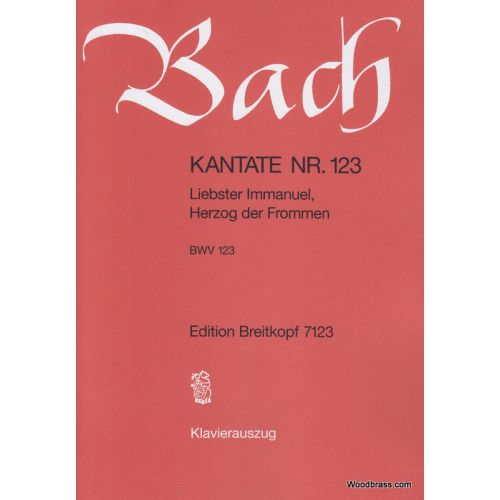 J.S. - Kate 123 Lieter Immanuel - Ch, Choeur, Piano