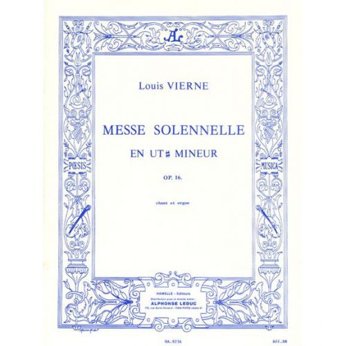 Vierne L. - Messe Solennelle En Ut Diese Mineur - Chant & Orgue
