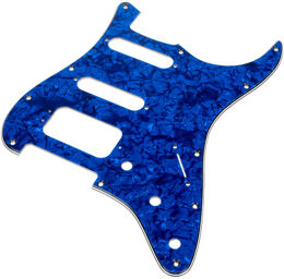 ST-Pickguard HSS Blue Pearl Blue Pearl