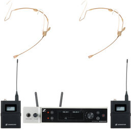 EW-DX 2x HSP 2 Lemo R1-9 Set Beige