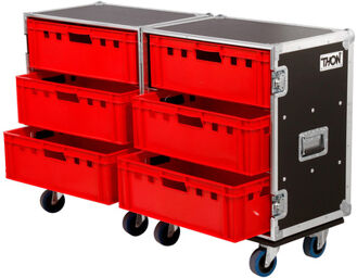 Accessory Case 2x3 Boxes PB Noir