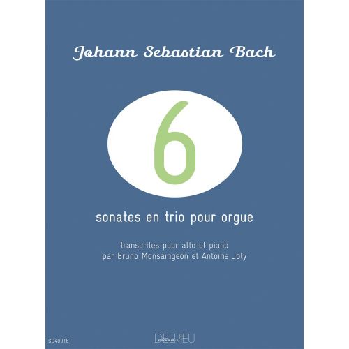 J.S. - Sonates En Trio Pour Orgue (6) - Alto, Piano