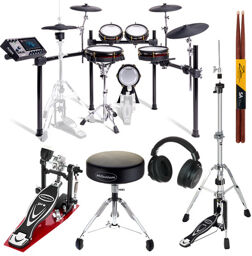 Strata Core E-Drum Kit Bundle Noir