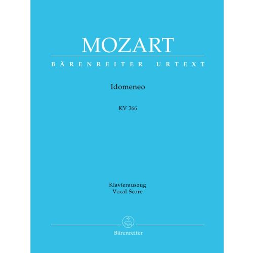 Mozart W.a. - Idomeneo KV 366 - Vocal Score
