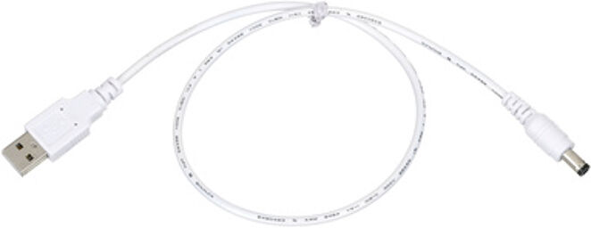 USB-DC Adapter Cable Blanc