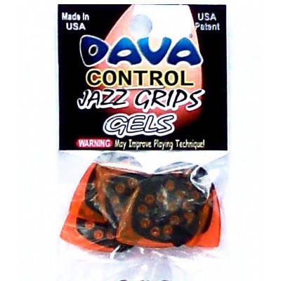 Médiators Jazz Grips Gel, Sachet De 6 Pieces.