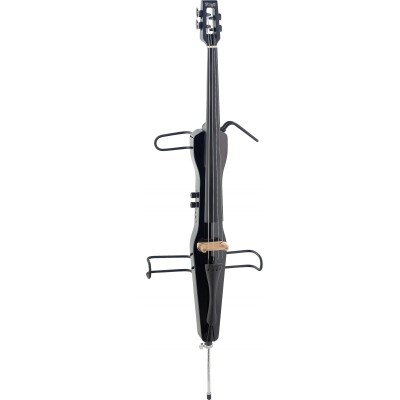 ECL 4/4 BK CELLO+CARRING BAG/BOW BLK