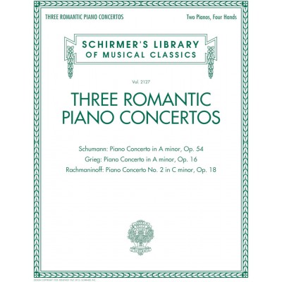 Three Romantic Piano Concertos