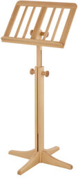 116/1 Wooden Music Stand Beech Hêtre