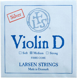 Violin String D Silver Medium