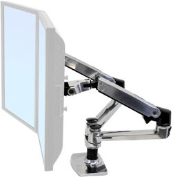 LX Dual Side-by-Side Arm Argent