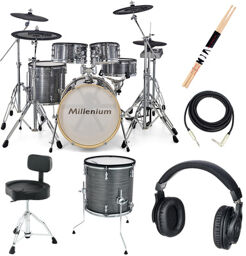 MPS-1000 E-Drum Complete Bundl Grey Line
