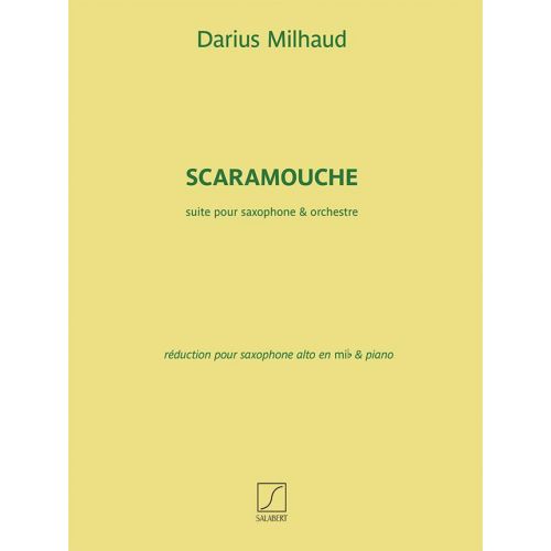 Milhaud D. - Scaramouche - Sax Alto et Piano
