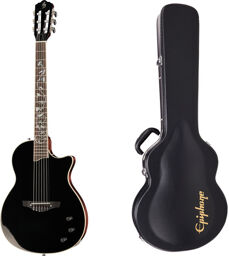Nashville Nylon Plus BK w/Case Noir haute brillance
