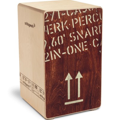CP404RED - 2 In One Snare Cajon - Large, Red - Stock B