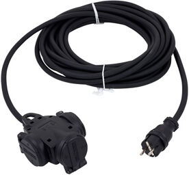 Extension 3-Fold 5m 2,5mm² noir