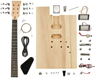 Electric Guitar Kit Square Naturel